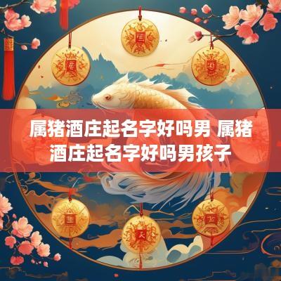 属猪酒庄起名字好吗男 属猪酒庄起名字好吗男孩子