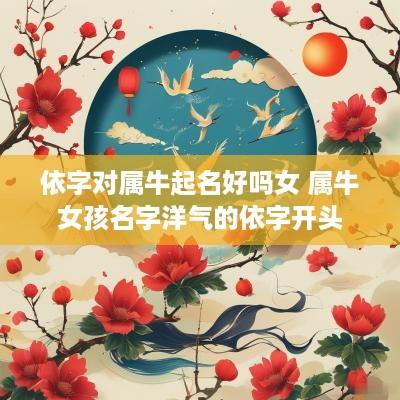 依字对属牛起名好吗女 属牛女孩名字洋气的依字开头
