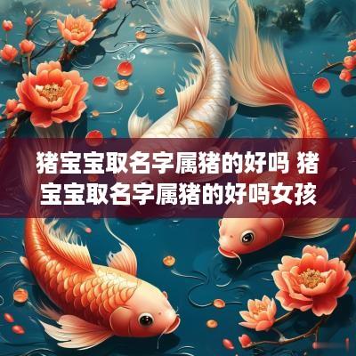 猪宝宝取名字属猪的好吗 猪宝宝取名字属猪的好吗女孩
