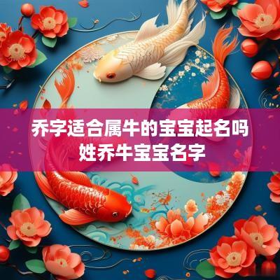 乔字适合属牛的宝宝起名吗 姓乔牛宝宝名字
