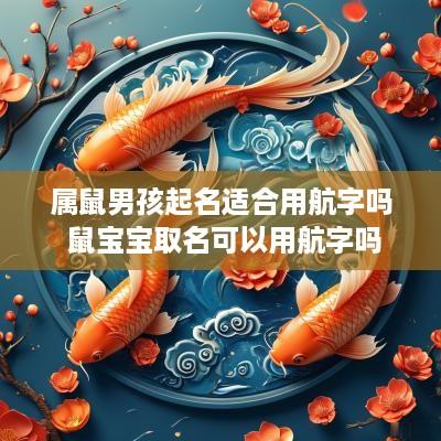 属鼠男孩起名适合用航字吗 鼠宝宝取名可以用航字吗