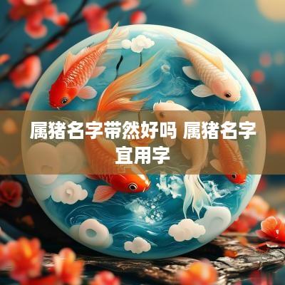 属猪名字带然好吗 属猪名字宜用字
