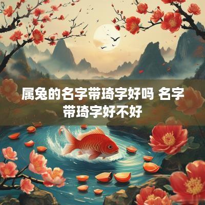 属兔的名字带琦字好吗 名字带琦字好不好