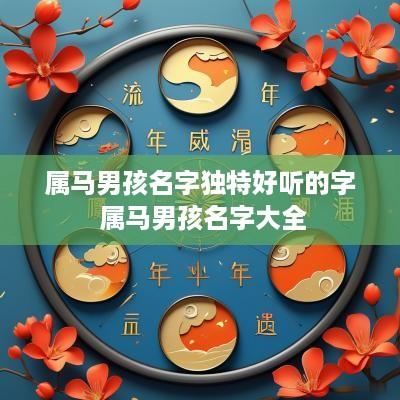 属马男孩名字独特好听的字 属马男孩名字大全