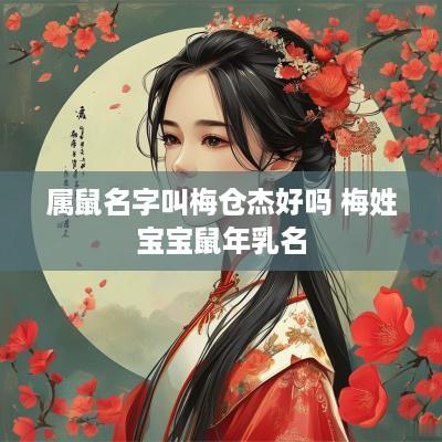 属鼠名字叫梅仓杰好吗 梅姓宝宝蛇年乳名