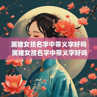 属猪女孩名字中带义字好吗 属猪女孩名字中带义字好吗怎么取