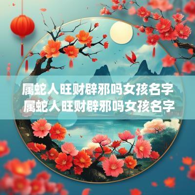 属蛇人旺财辟邪吗女孩名字 属蛇人旺财辟邪吗女孩名字怎么取