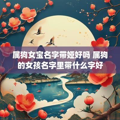 属狗女宝名字带娅好吗 属狗的女孩名字里带什么字好
