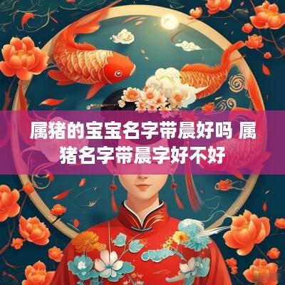 属猪的宝宝名字带晨好吗 属猪名字带晨字好不好