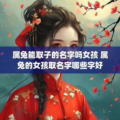 属兔能取子的名字吗女孩 属兔的女孩取名字哪些字好