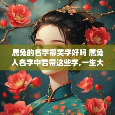 属兔的名字带芙字好吗 属兔人名字中若带这些字,一生大富大贵