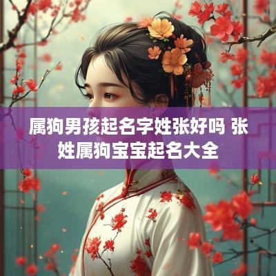 属狗男孩起名字姓张好吗 张姓属狗宝宝起名大全