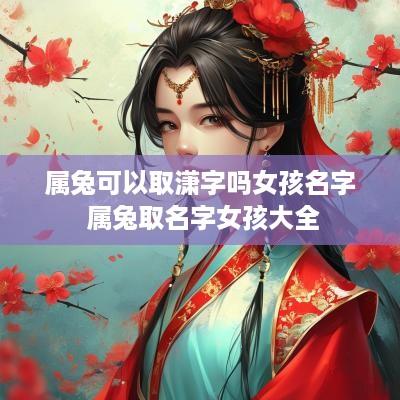 属兔可以取潇字吗女孩名字 属兔取名字女孩大全