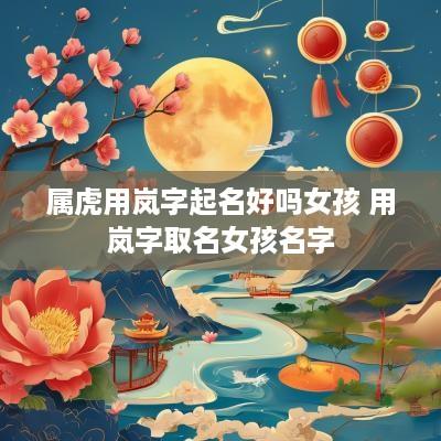 属虎用岚字起名好吗女孩 用岚字取名女孩名字