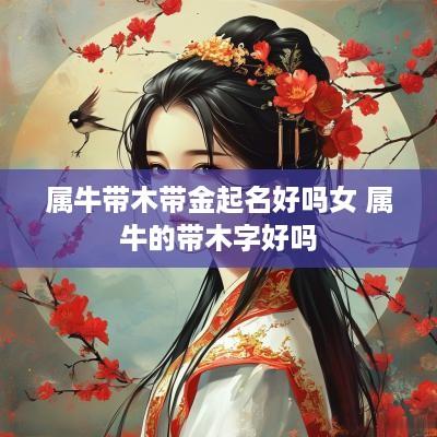 属牛带木带金起名好吗女 属牛的带木字好吗