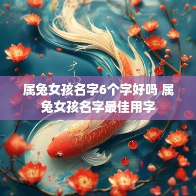 属兔女孩名字6个字好吗 属兔女孩名字最佳用字