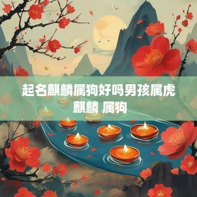 起名麒麟属狗好吗男孩属虎 麒麟 属狗