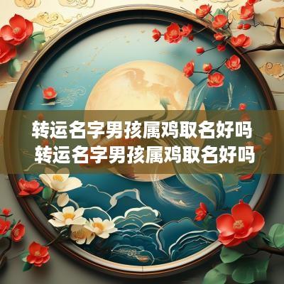 转运名字男孩属鸡取名好吗 转运名字男孩属鸡取名好吗