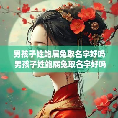 男孩子姓鲍属兔取名字好吗 男孩子姓鲍属兔取名字好吗怎么取