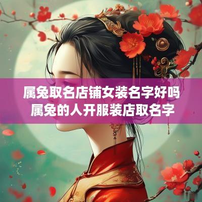 属兔取名店铺女装名字好吗 属兔的人开服装店取名字
