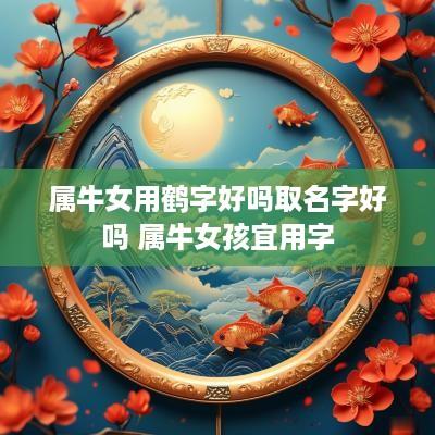 属牛女用鹤字好吗取名字好吗 属牛女孩宜用字