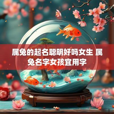 属兔的起名聪明好吗女生 属兔名字女孩宜用字