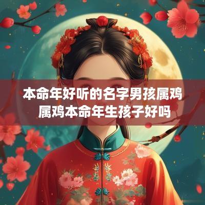 本命年好听的名字男孩属鸡 属鸡本命年生孩子好吗