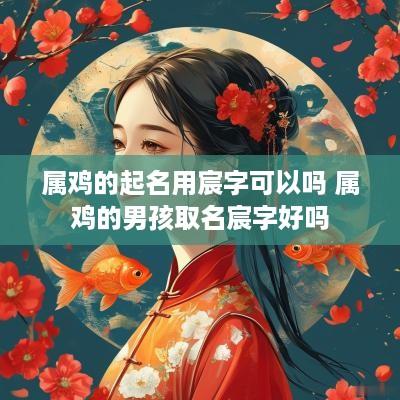 属鸡的起名用宸字可以吗 属鸡的男孩取名宸字好吗