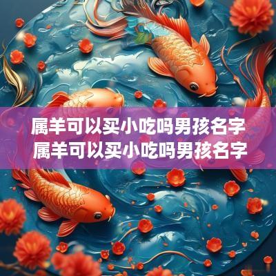 属羊可以买小吃吗男孩名字 属羊可以买小吃吗男孩名字大全