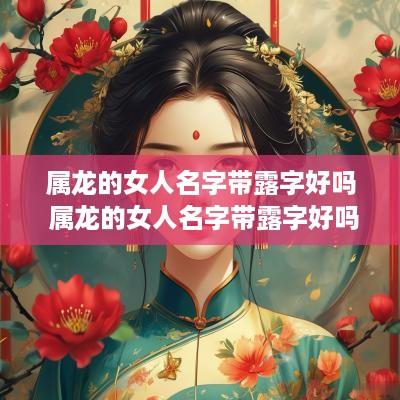属龙的女人名字带露字好吗 属龙的女人名字带露字好吗怎么取