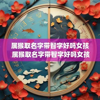 属猴取名字带智字好吗女孩 属猴取名字带智字好吗女孩子