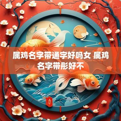 属鸡名字带通字好吗女 属鸡名字带彤好不