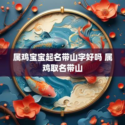 属鸡宝宝起名带山字好吗 属鸡取名带山