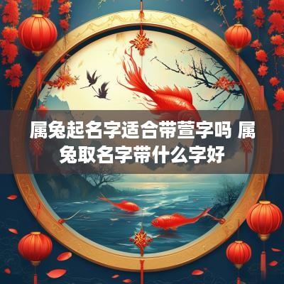 属兔起名字适合带萱字吗 属兔取名字带什么字好