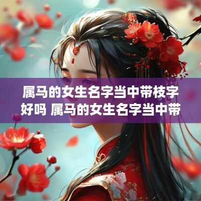 属马的女生名字当中带枝字好吗 属马的女生名字当中带枝字好吗