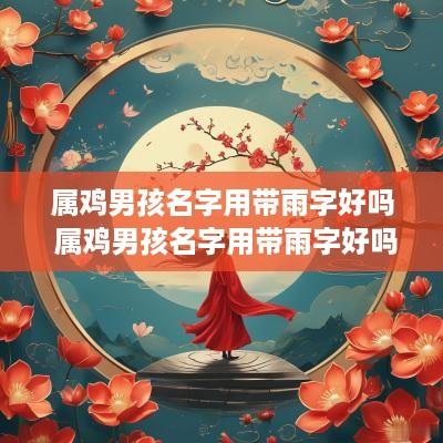 属鸡男孩名字用带雨字好吗 属鸡男孩名字用带雨字好吗