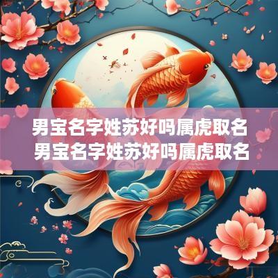 男宝名字姓苏好吗属虎取名 男宝名字姓苏好吗属虎取名怎么取