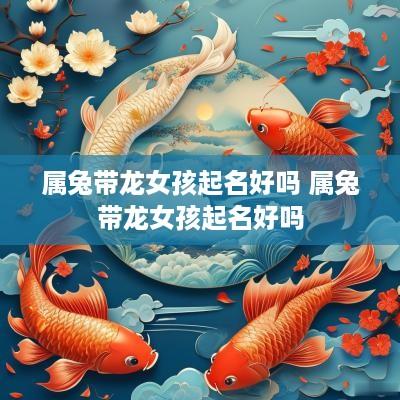 属兔带龙女孩起名好吗 属兔带龙女孩起名好吗