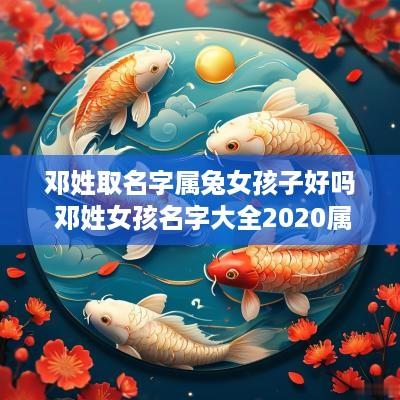 邓姓取名字属兔女孩子好吗 邓姓女孩名字大全2025属鼠
