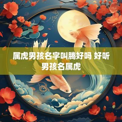 属虎男孩名字叫腾好吗 好听男孩名属虎