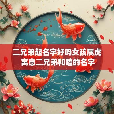 二兄弟起名字好吗女孩属虎 寓意二兄弟和睦的名字