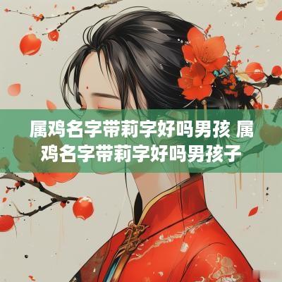 属鸡名字带莉字好吗男孩 属鸡名字带莉字好吗男孩子