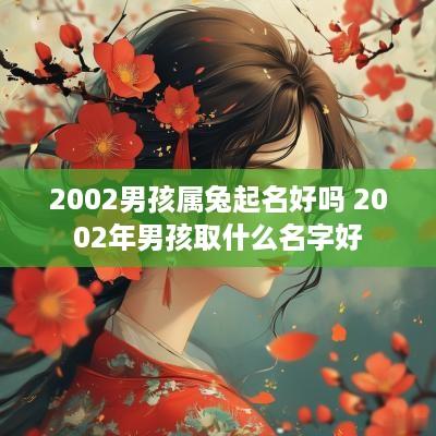 2002男孩属兔起名好吗 2002年男孩取什么名字好