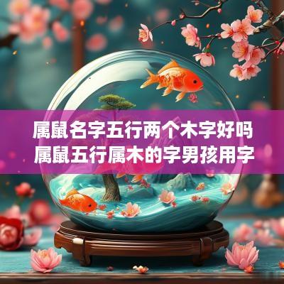 属鼠名字五行两个木字好吗 属鼠五行属木的字男孩用字