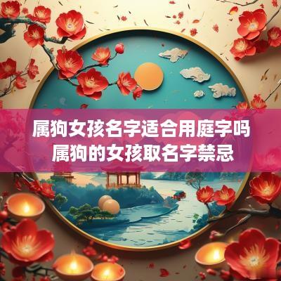 属狗女孩名字适合用庭字吗 属狗的女孩取名字禁忌