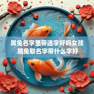 属兔名字里带逸字好吗女孩 属兔取名字带什么字好