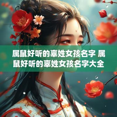 属鼠好听的辜姓女孩名字 属鼠好听的辜姓女孩名字大全