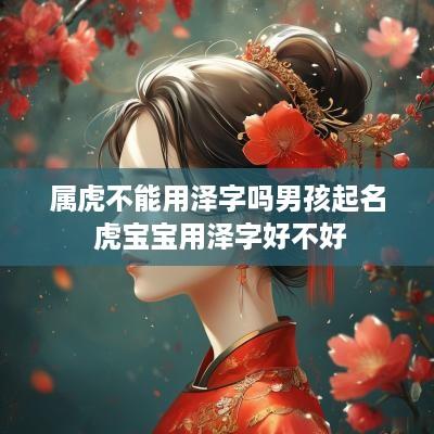 属虎不能用泽字吗男孩起名 虎宝宝用泽字好不好