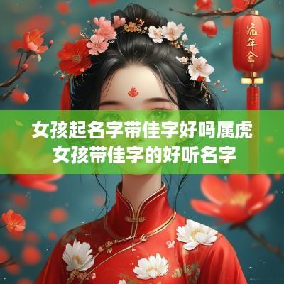 女孩起名字带佳字好吗属虎 女孩带佳字的好听名字