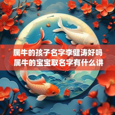 属牛的孩子名字李健涛好吗 属牛的宝宝取名字有什么讲究